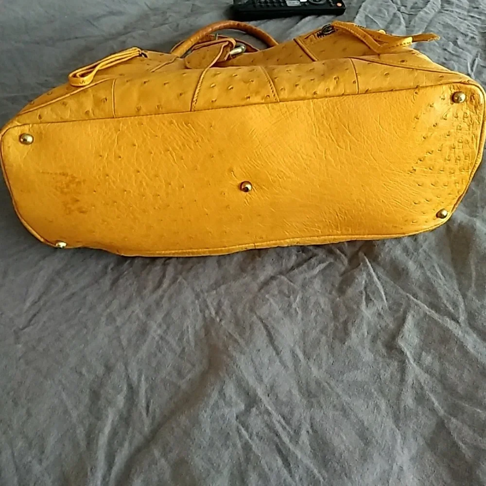 Authentic ostrich bag